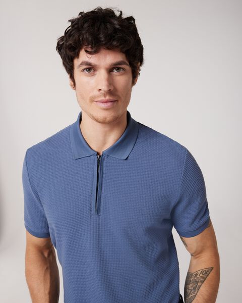 Jacquard Texture Polo